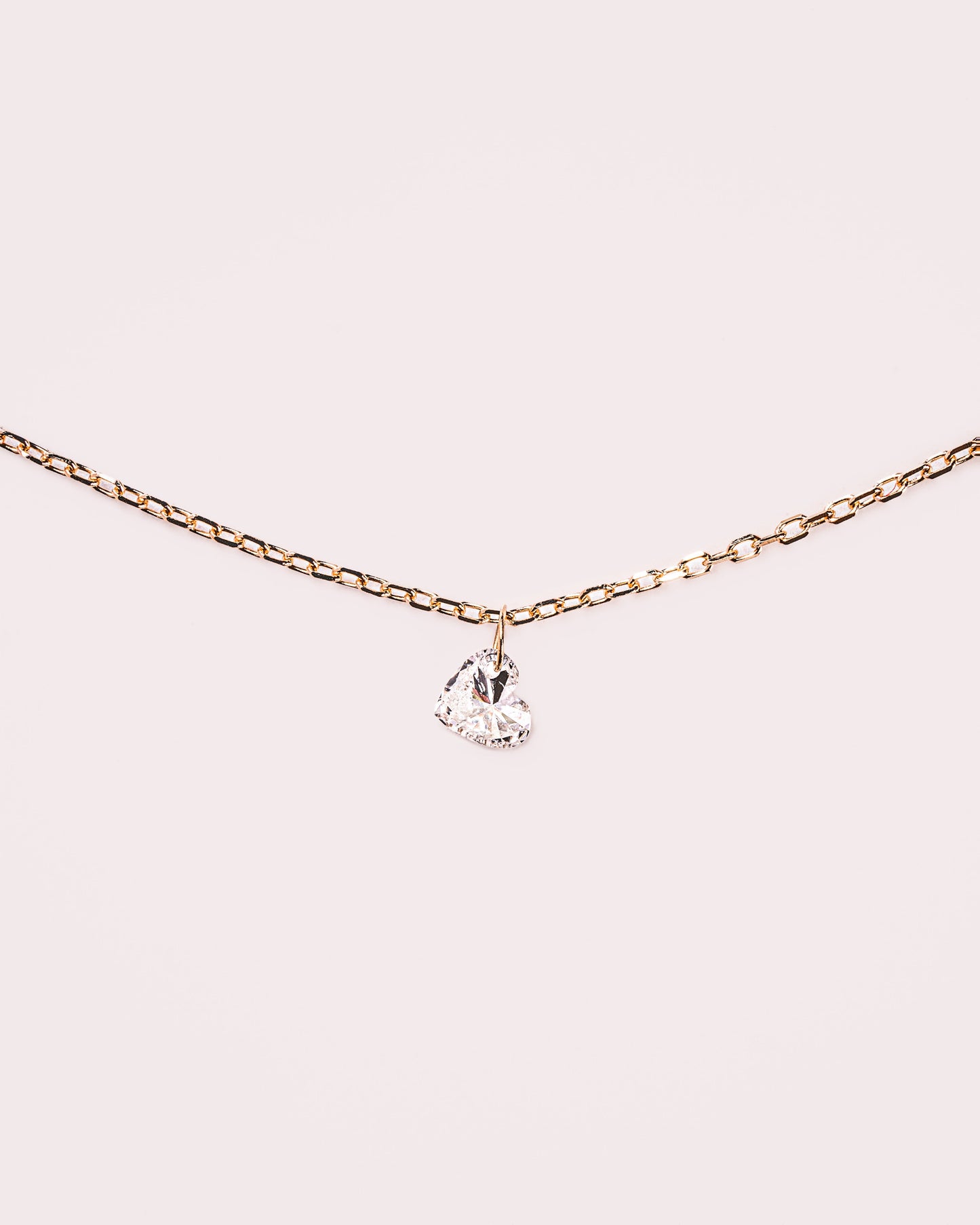 Ready to Ship - Floating Heart Necklace