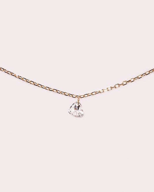Ready to Ship - Floating Heart Necklace