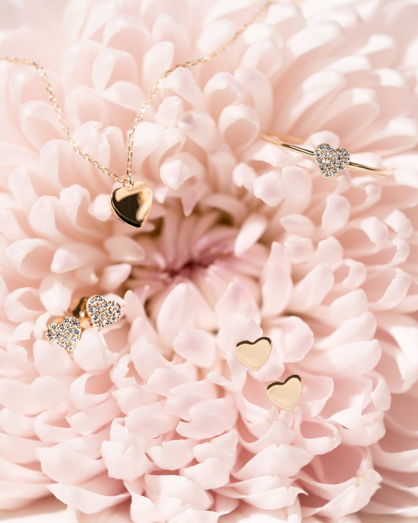 Ready to Ship - Heart Ring (Pavé)