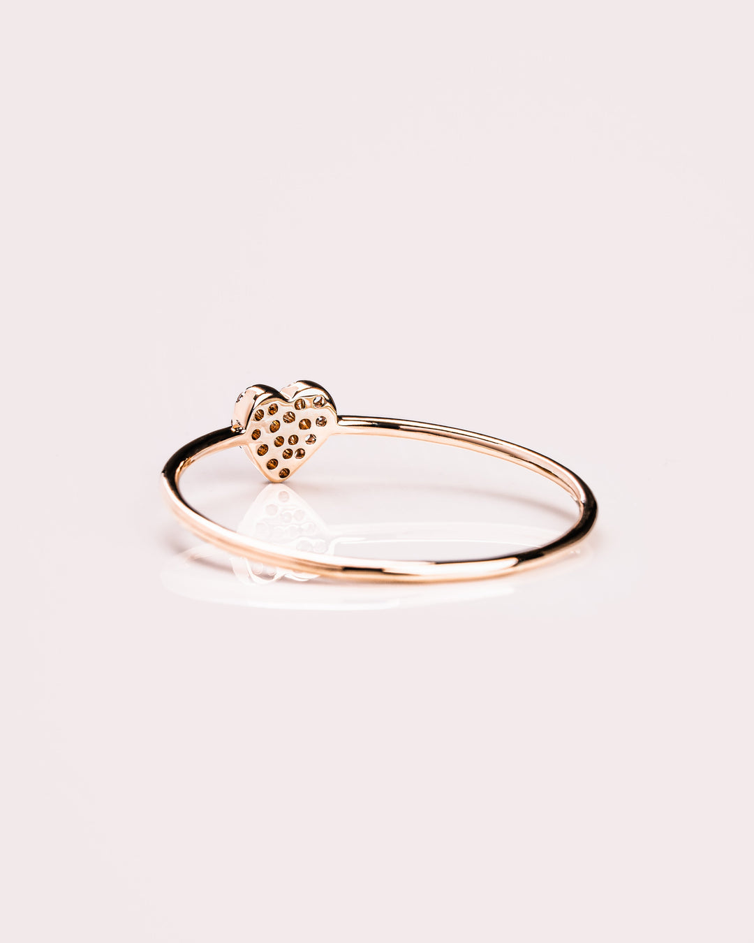 Ready to Ship - Heart Ring (Pavé)