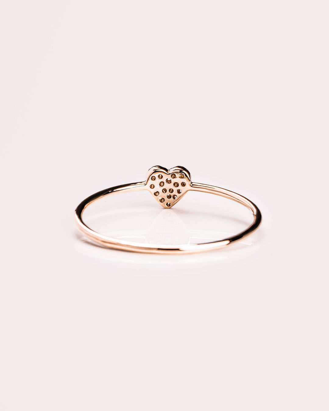 Ready to Ship - Heart Ring (Pavé)