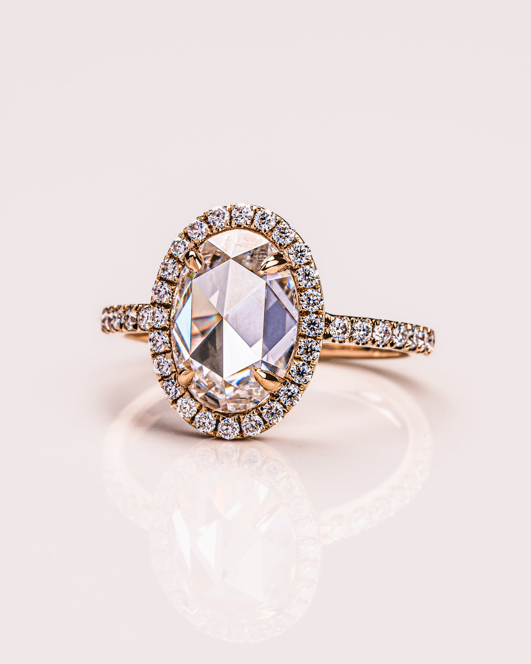 Ready to Ship -  Rosalie - Rose Oval