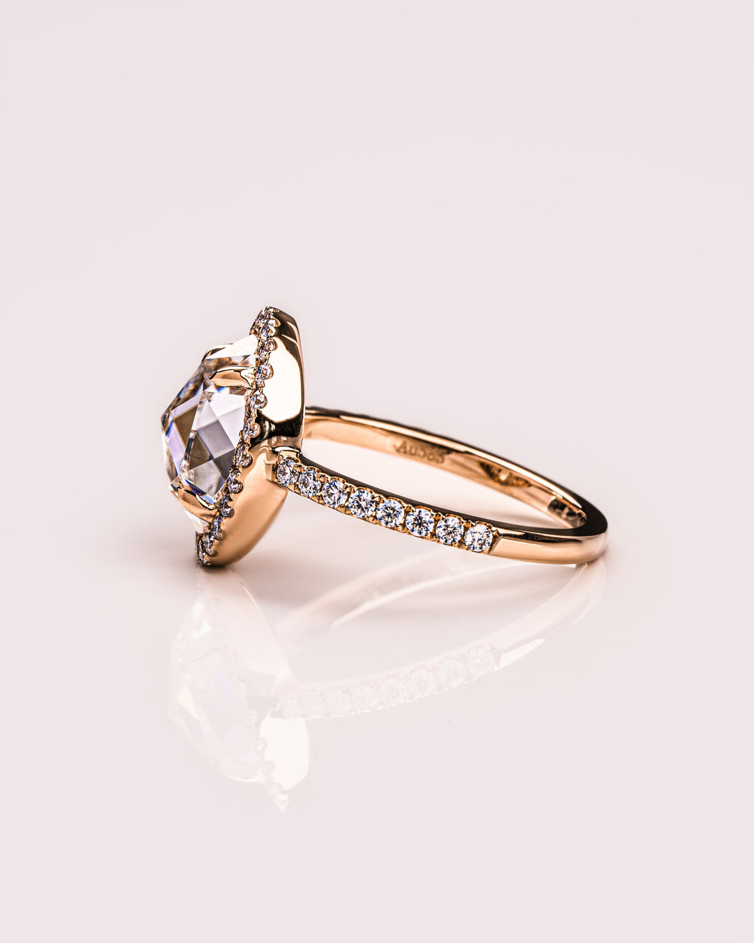Ready to Ship -  Rosalie - Rose Oval