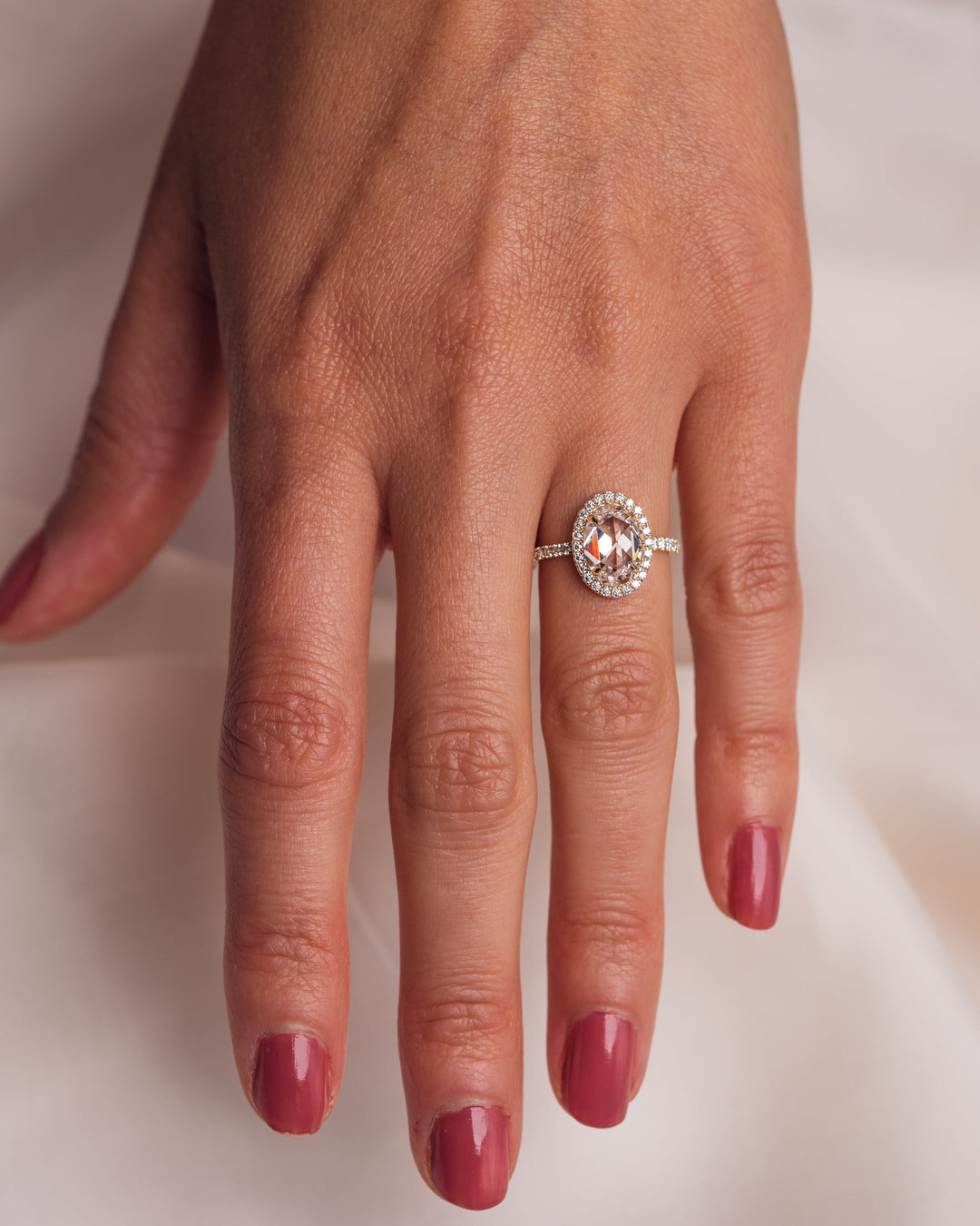 Ready to Ship -  Rosalie - Rose Oval