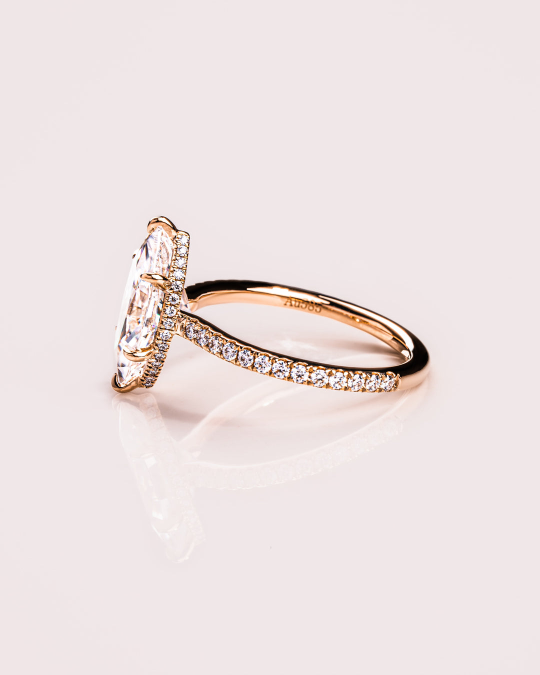 Ready to Ship - Jasmine (with Pavé) - Marquise
