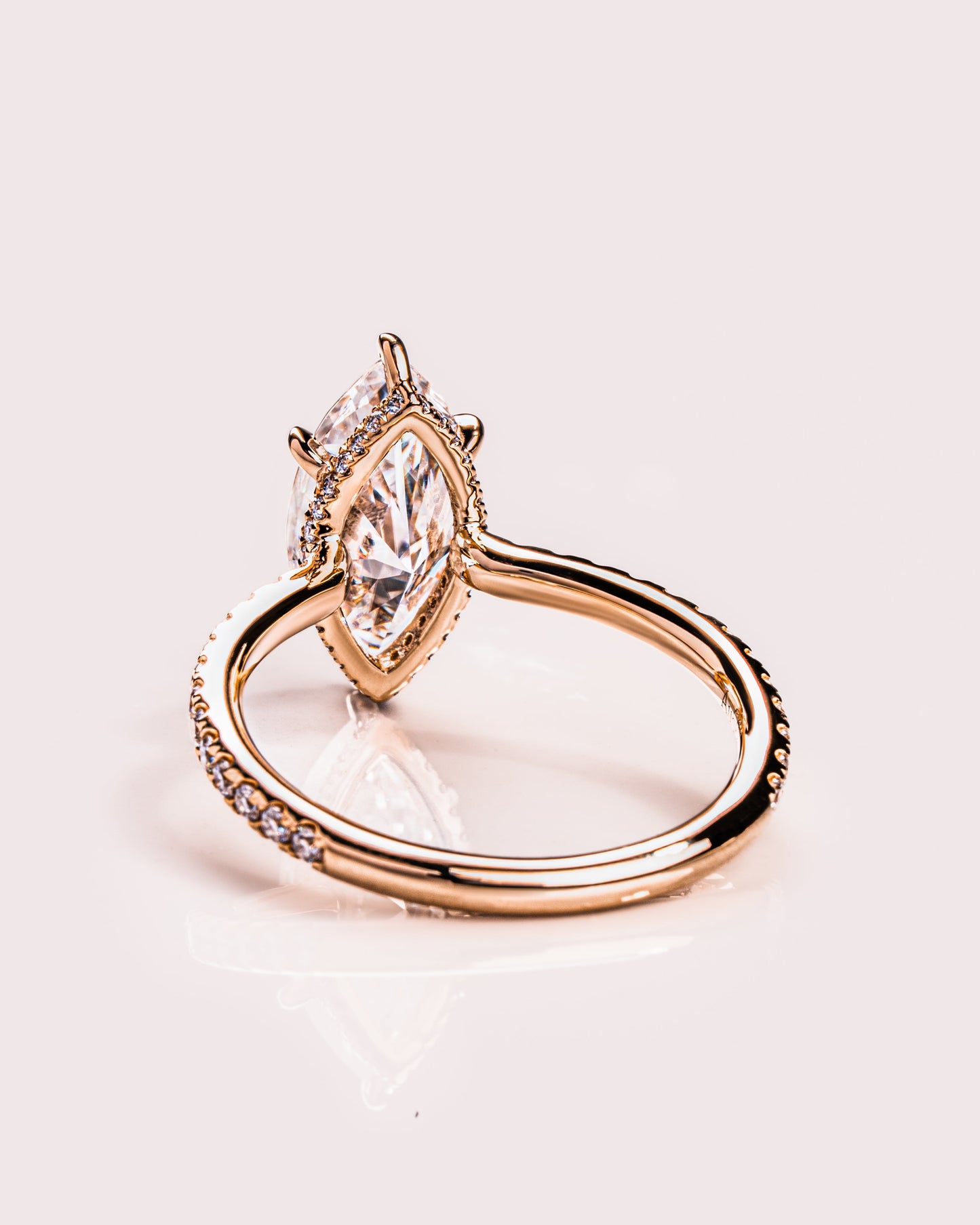 Ready to Ship - Jasmine (with Pavé) - Marquise