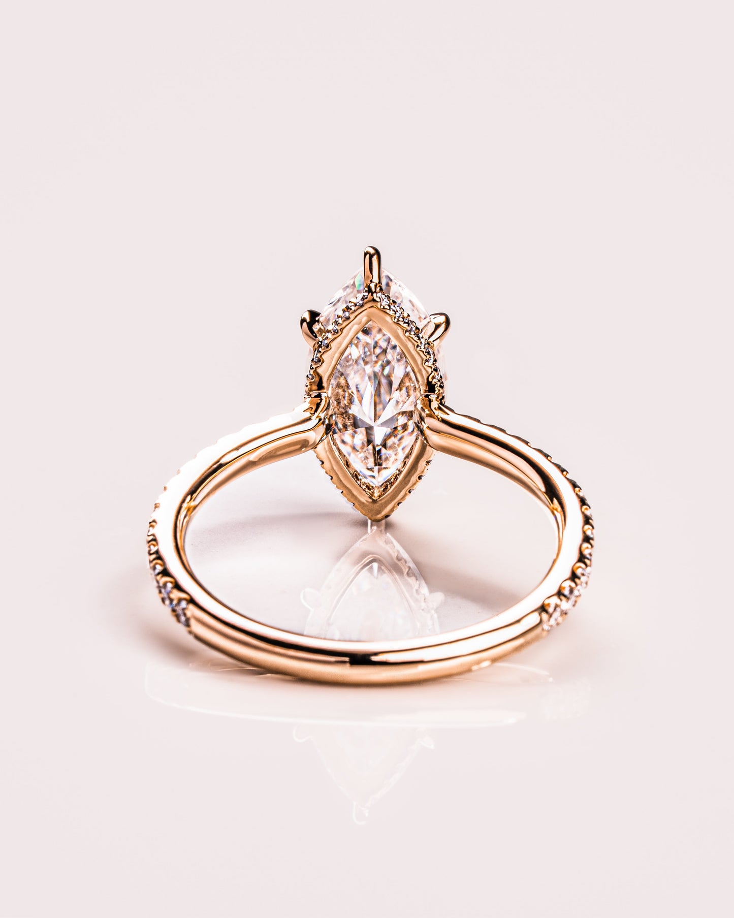 Ready to Ship - Jasmine (with Pavé) - Marquise