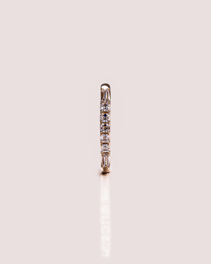 Ready to Ship - Lilian - Asscher & Tapered Baguette