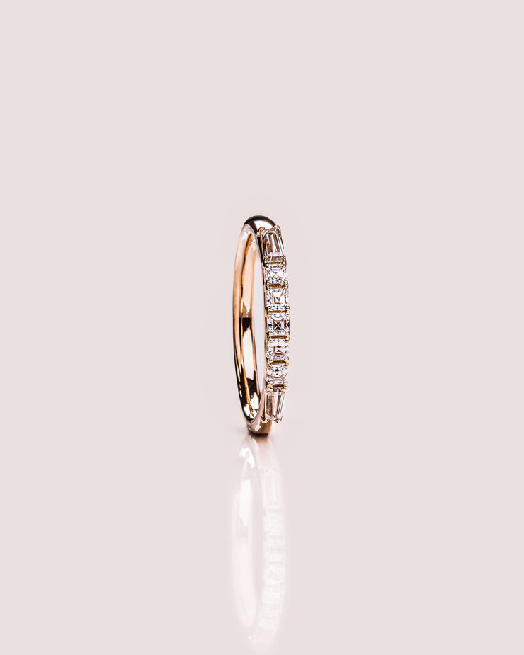 Ready to Ship - Lilian - Asscher & Tapered Baguette