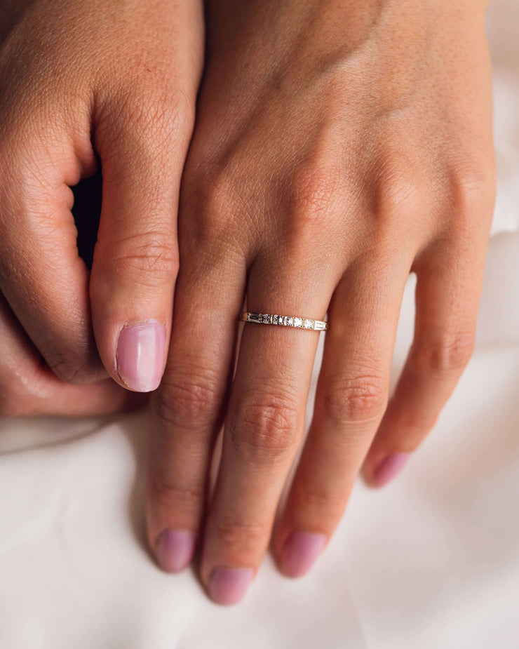 Ready to Ship - Lilian - Asscher & Tapered Baguette