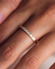 Ready to Ship - Lilian - Asscher & Tapered Baguette