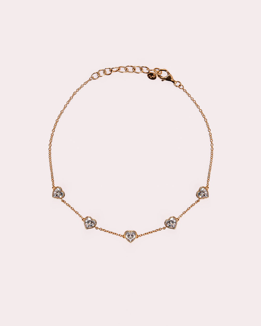 Ready to Ship - Amora - Heart Bezel Bracelet