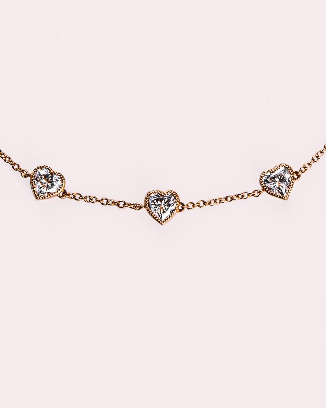 Ready to Ship - Amora - Heart Bezel Bracelet