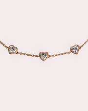 Ready to Ship - Amora - Heart Bezel Bracelet