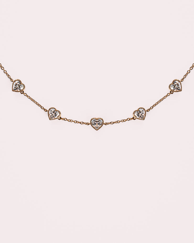 Ready to Ship - Amora - Heart Bezel Bracelet