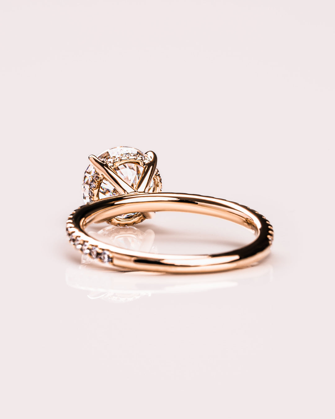 Ready to Ship - Harley (with Pavé) - Round Brilliant (H&A)