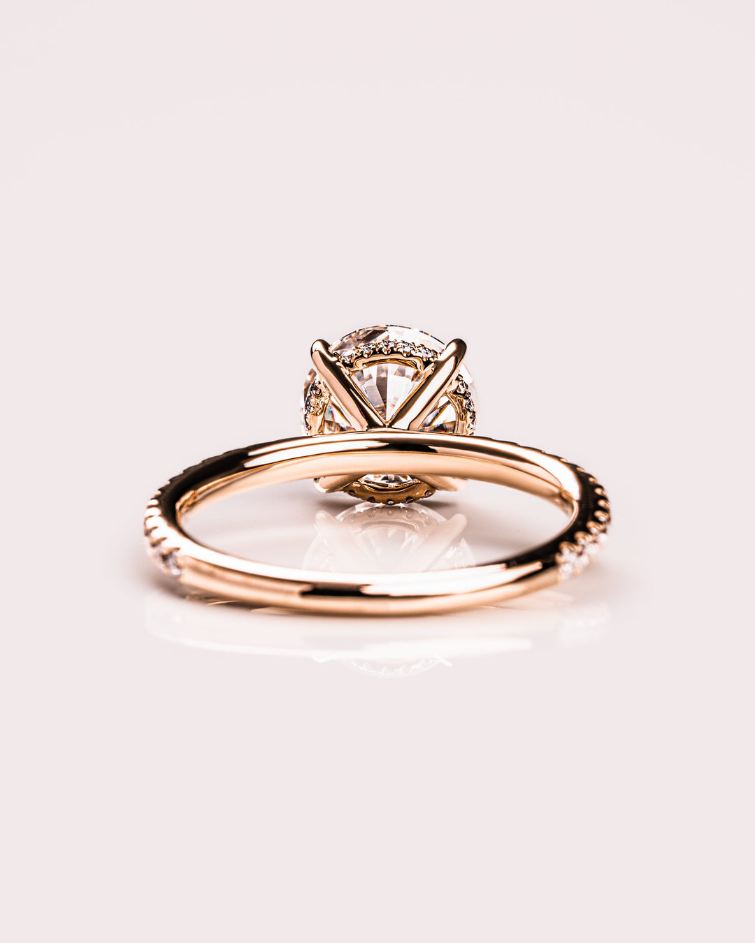 Ready to Ship - Harley (with Pavé) - Round Brilliant (H&A)