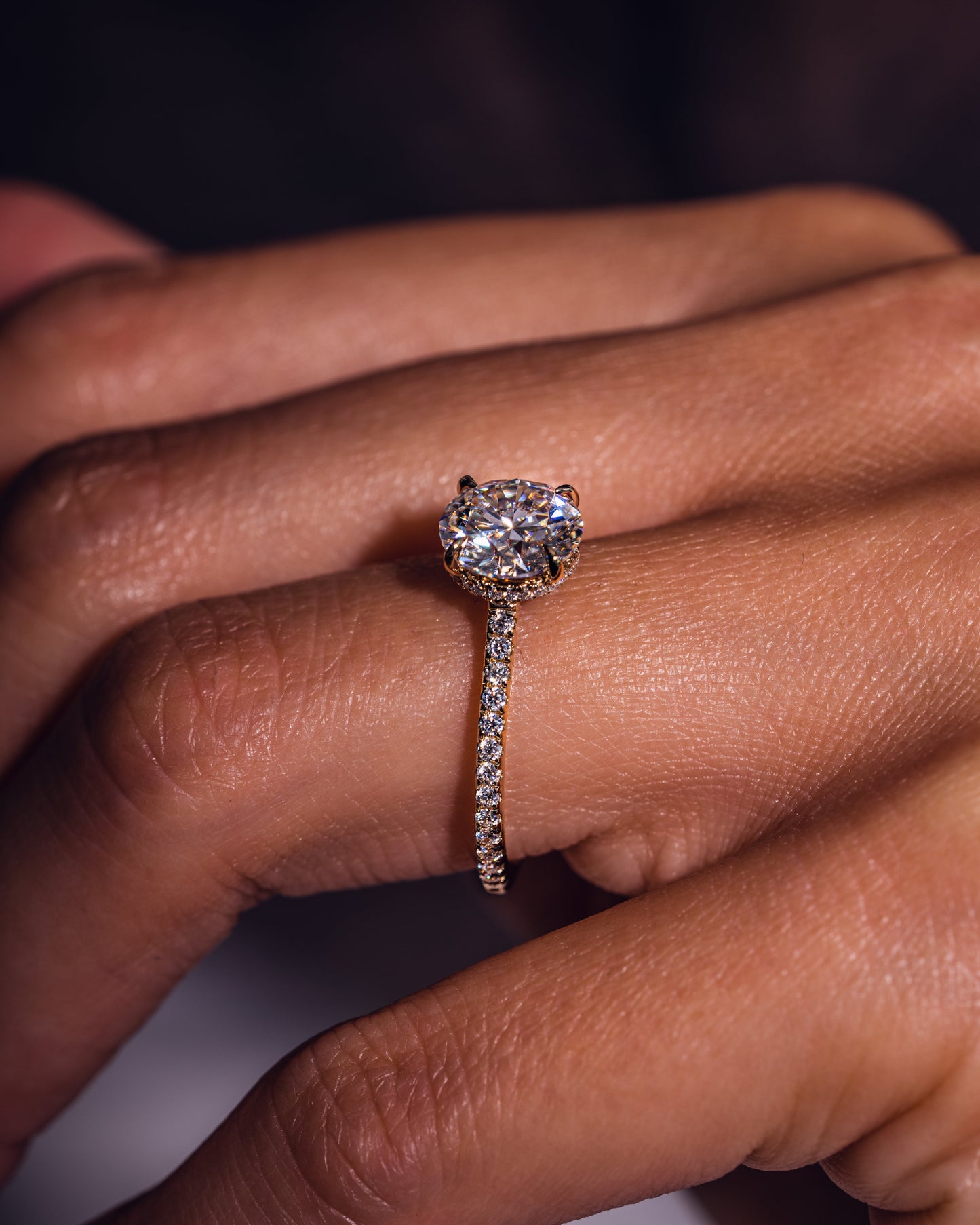 Jasmine (Pavé) - Round