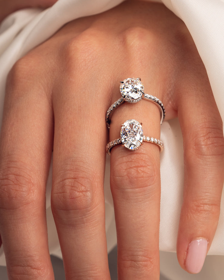 Jasmine (with Pavé) - Oval