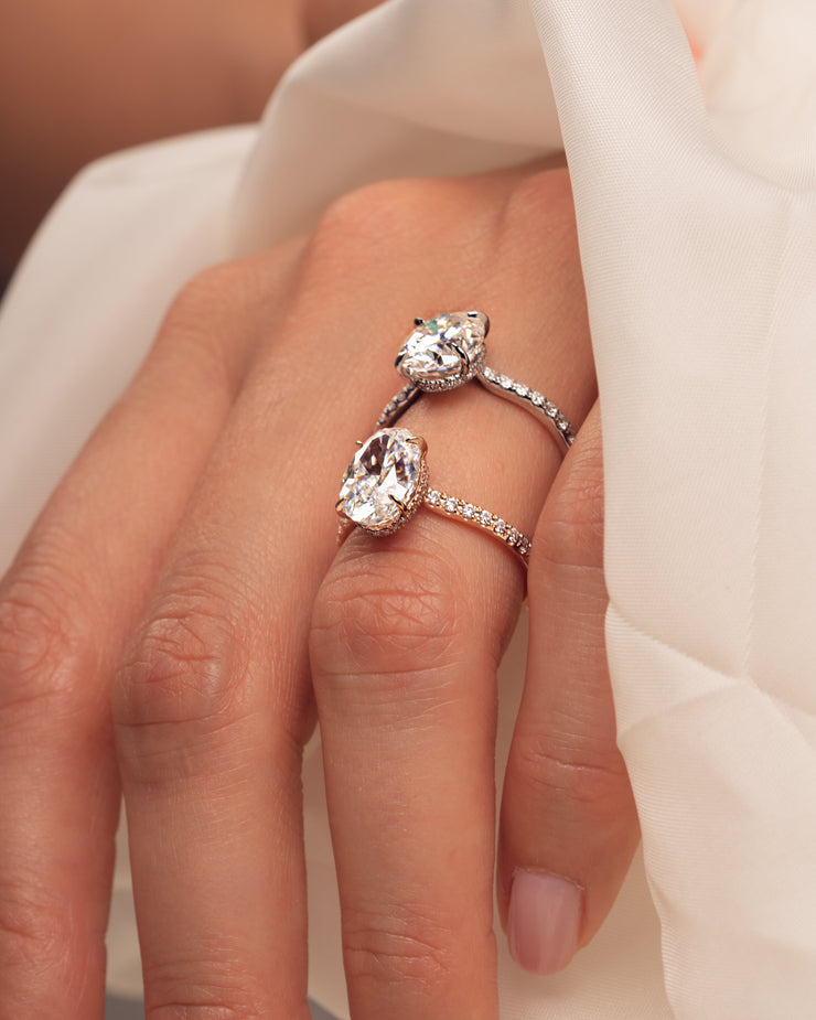 Jasmine (with Pavé) - Oval