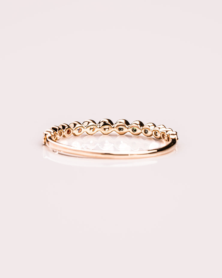 Ready to Ship - Round Bezel Rainbow Ring
