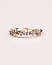 Ready to Ship - Tanzanite & Diamond Cluster Ring