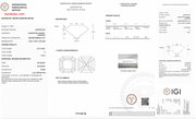 1.00ct Asscher Lab-Diamond