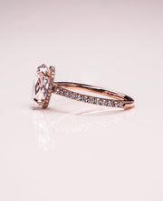 Ready to Ship - Jasmine - Crushed Ice Oval