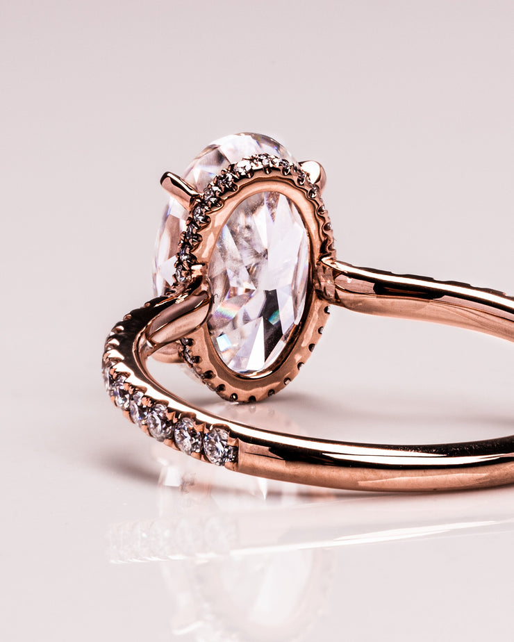 Ready to Ship - Jasmine - Crushed Ice Oval