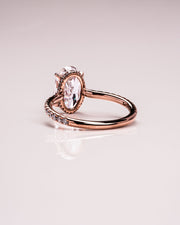 Ready to Ship - Jasmine - Crushed Ice Oval
