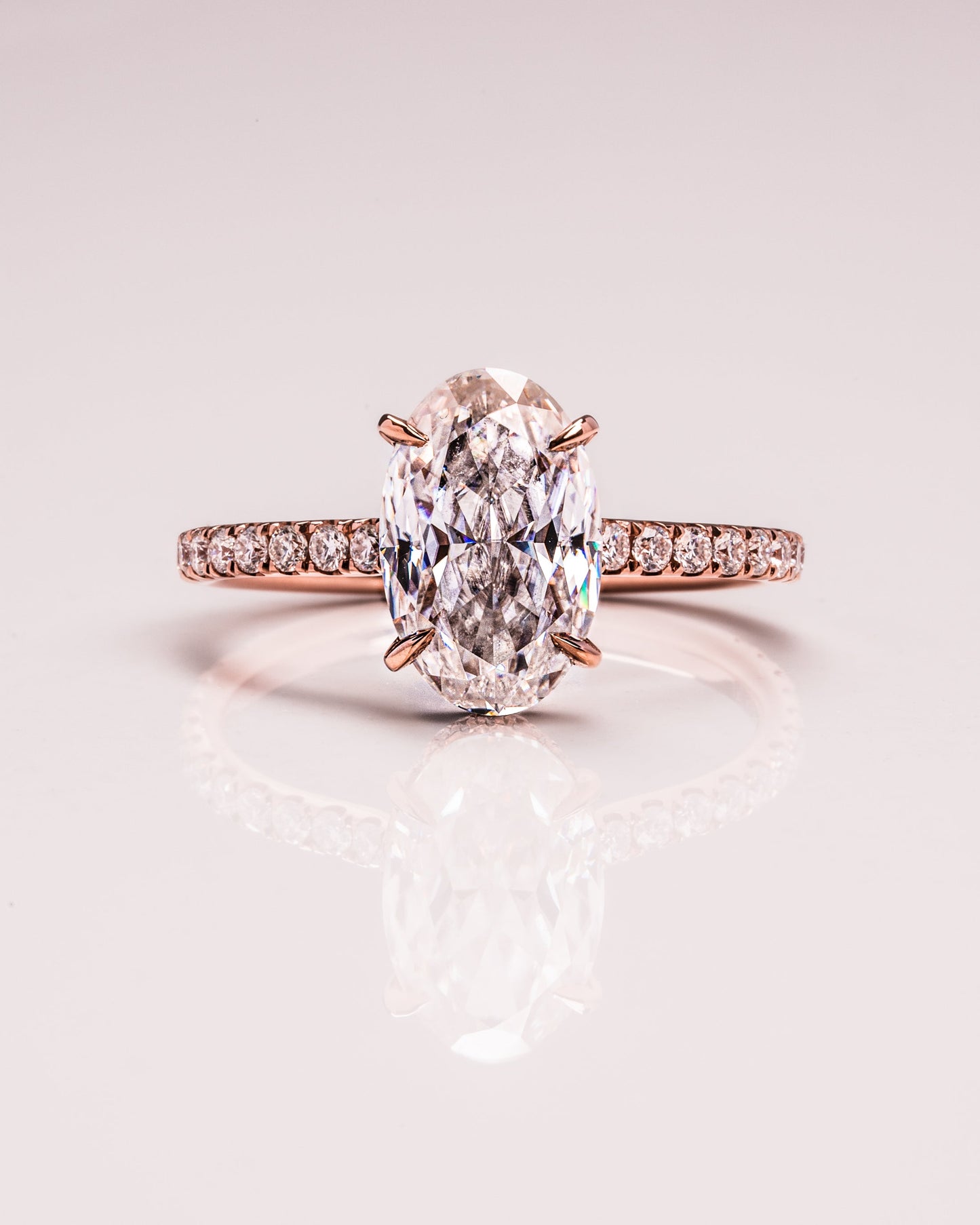 Ready to Ship - Jasmine - Crushed Ice Oval