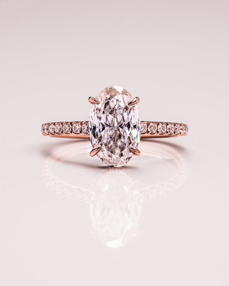 Ready to Ship - Jasmine - Crushed Ice Oval