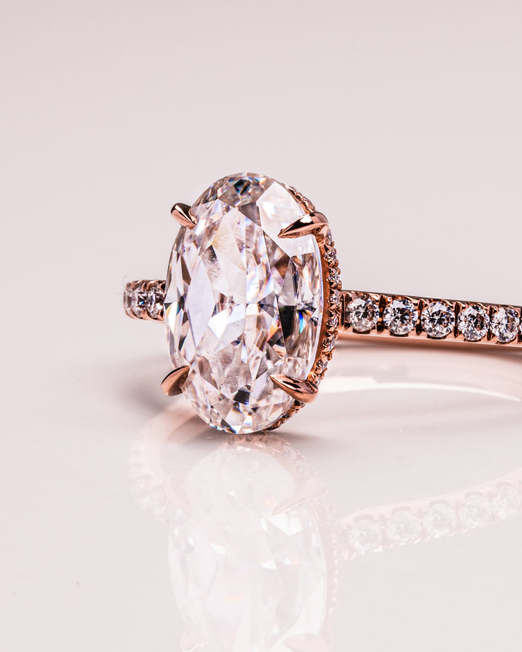 Ready to Ship - Jasmine - Crushed Ice Oval