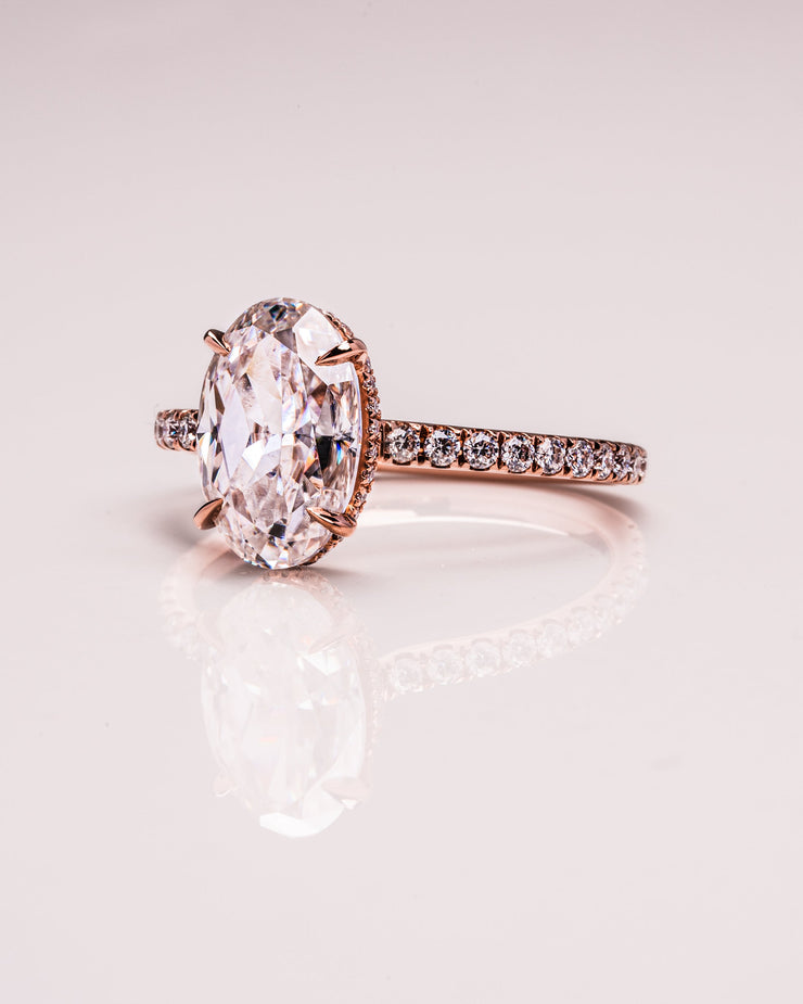 Ready to Ship - Jasmine - Crushed Ice Oval