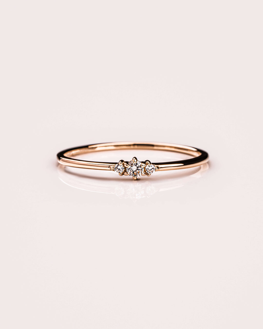 Ready to Ship - Diamond Trio Ring